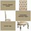 Chaise d'appoint Sorina (lot de 2)