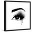« black goutte eye » par amanda greenwood, reproduction d’art encadrée-19565422
