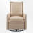 Swivel Rocker Recliner Chair With Manual Recline, Upholstered Glider Recliner For Nursery & Living Room-228854821