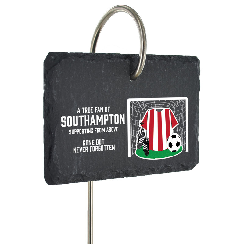 Bouyer Southampton Fan Football Slate Grave Marker Memorial Plaque