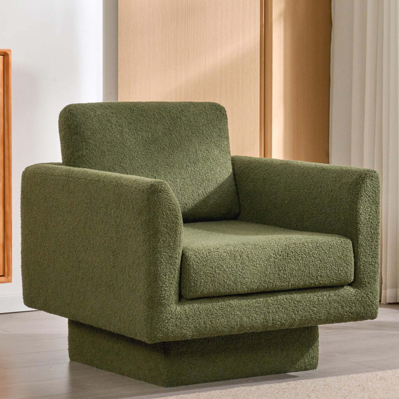 Ensemble de 2 fauteuils Teddy, Ours en peluche vert