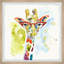 Benhurst Rainbow Giraffe, reproduction encadrée-427728685