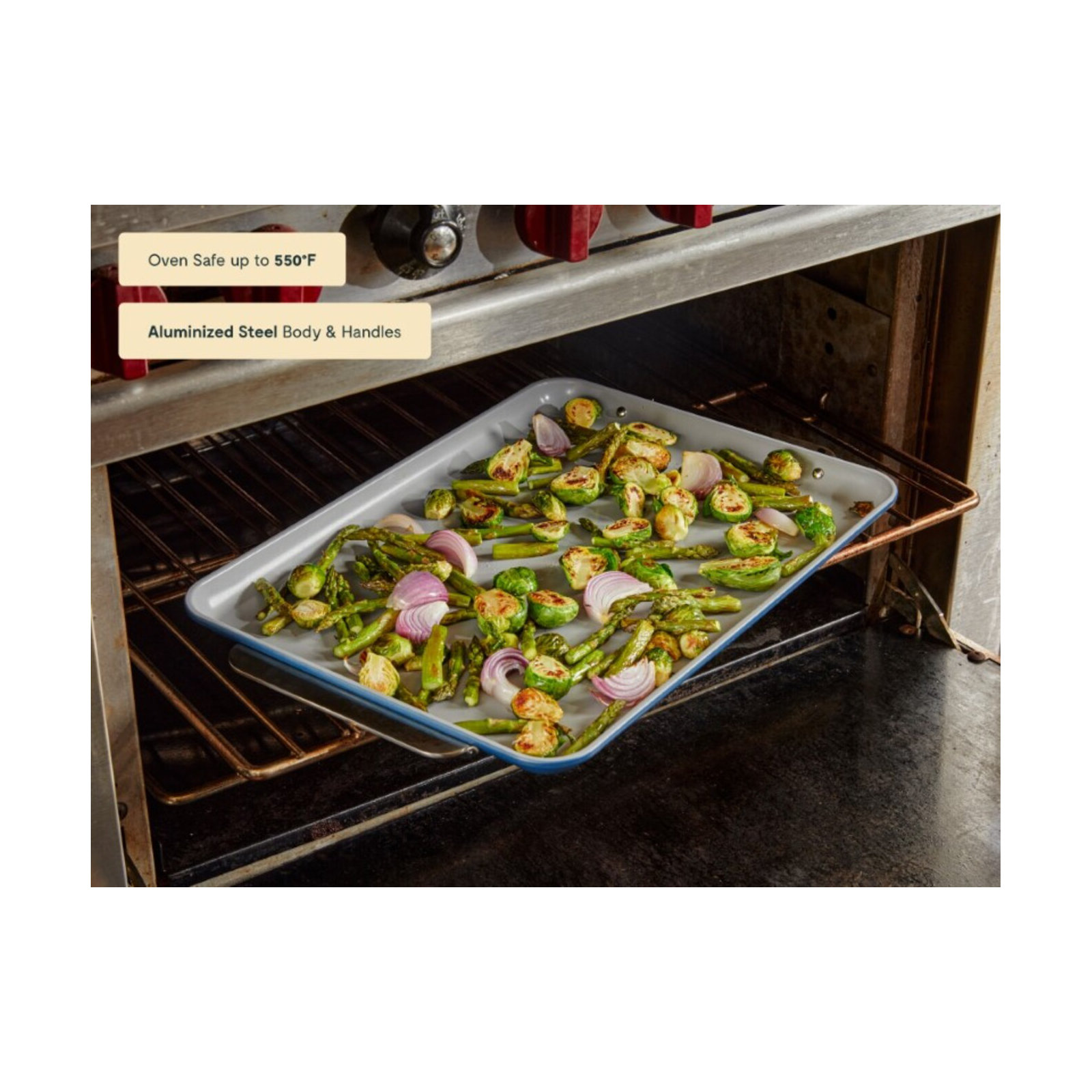 Caraway Nonstick Ceramic Large Baking Sheet, Navy