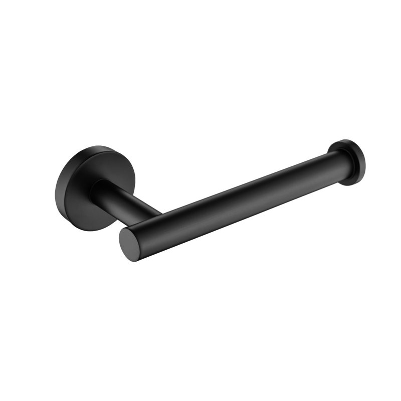 Bathroom Toilet Roll Holder 2 Pack - Sus304 Stainless Steel Rustproof Matte Black Wall Mounted Dispenser Paper Rust Mount