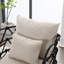Chaise d'appoint rembourrée et capitonnée-745928714