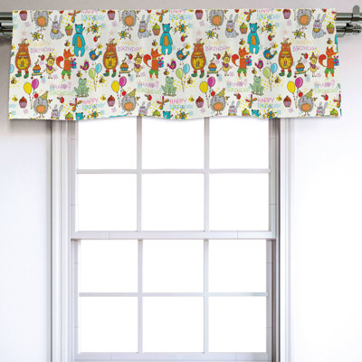 Sateen Ruffled Window Valance