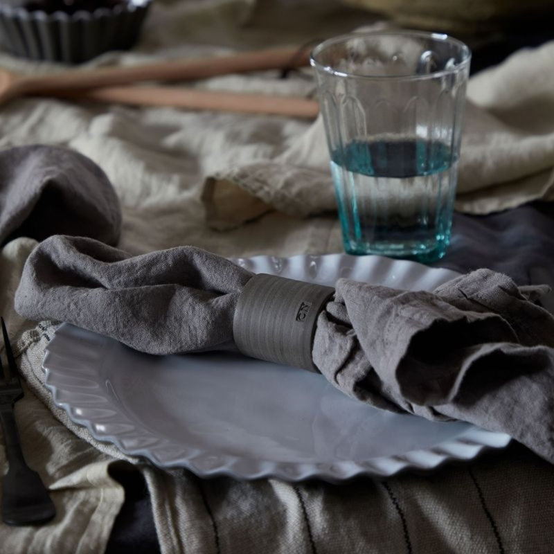 Maria Linen Square Napkins, Ceylon Yellow