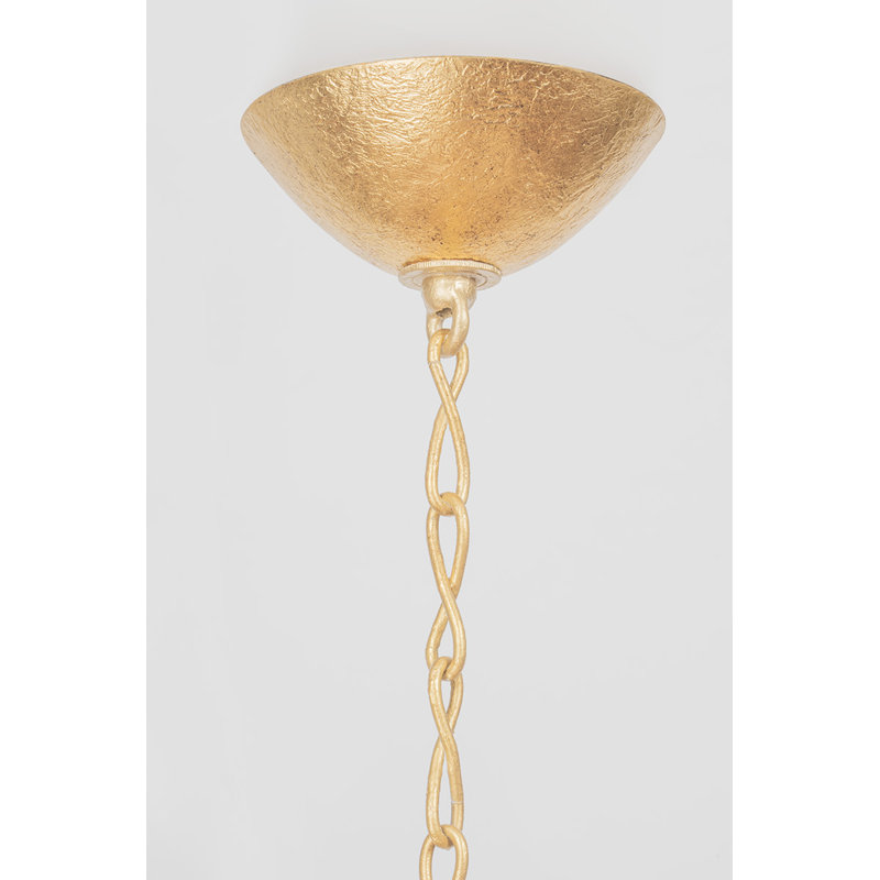 Chandelier, Vintage Gold Leaf