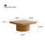 Table basse carrée 34,6 po pour le salon (table incluse seulement)-134495430