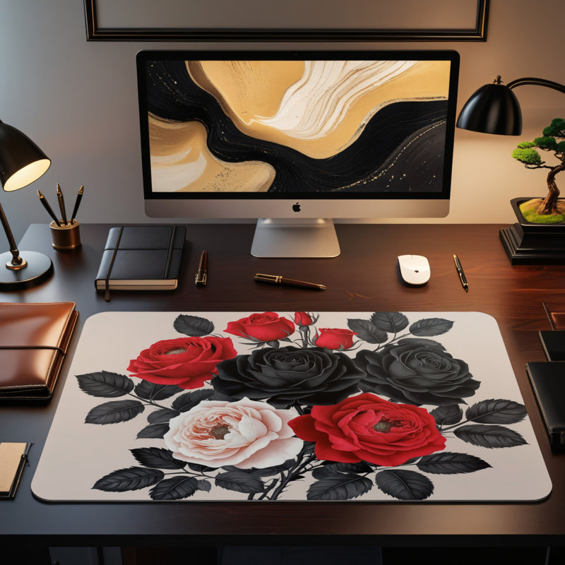 Polyester Desk Pad, 23.6x13.8