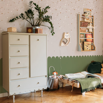 Asgun Kids 5 - Drawer Combo Dresser