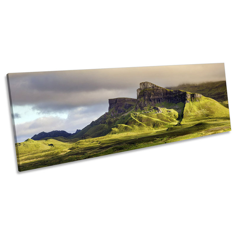 Trotternish Ridge Isle Of Skye - Wrapped Canvas Panoramic Print, 30.48cm H x 91.44cm W