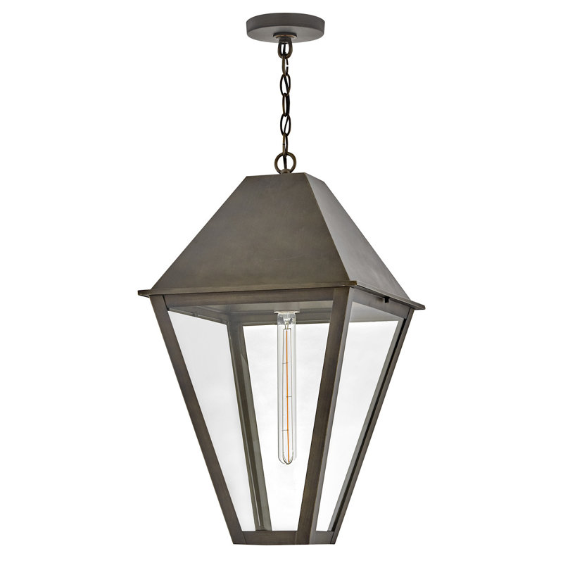 Endsley Single Light Outdoor Aluminum Hanging Lantern