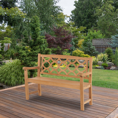 Bamburgh Chichester 2-Person Teak Outdoor Bench