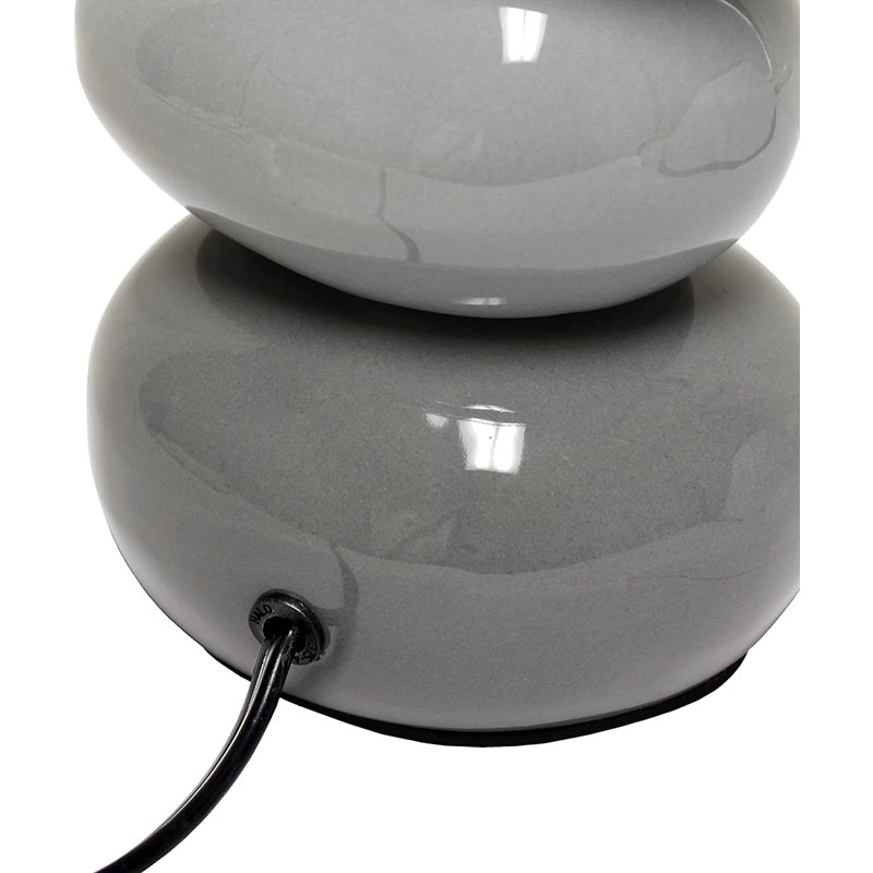 Lampe de table Cianha, H 14,7 po x l 9,75 po x P 9,75 po, Non