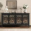 Buffet 63 "sculpté avec porte miroir-1921953476
