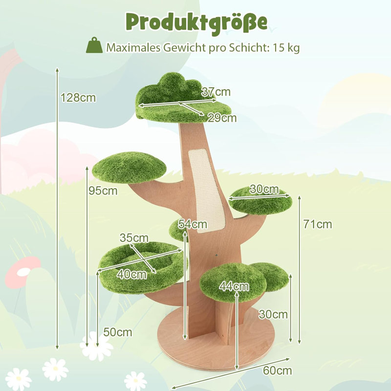128 cm H Cat Tree / Condo