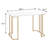 White And Gold Writing Desk