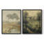 «Vintage Landscape LXI», impression giclée sur cadre - ensemble de 2-1023871509-1023871508