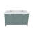 Analis 59 " W Freestanding Standard 2 Double Vanity Bathroom Vanity With Engineered Marble Top-1959759909