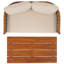 Banc de patio + table Daun-430405006