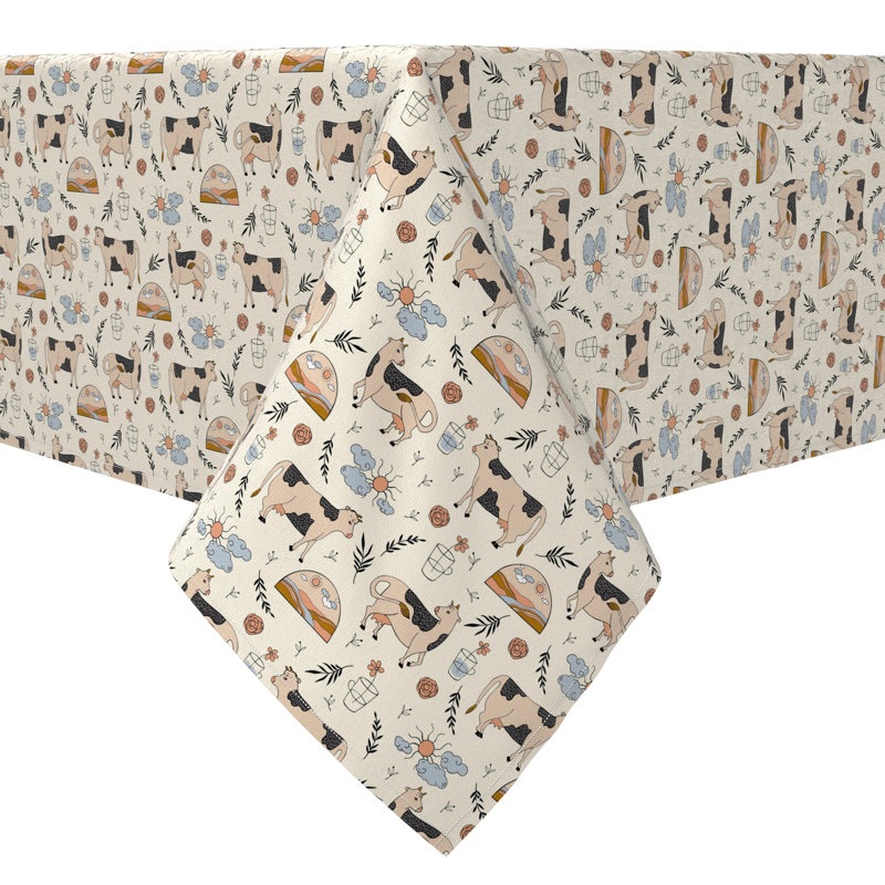 Rectangular Cotton Twill Tablecloth
