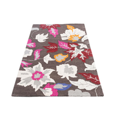 Noell Dark Brown Rug