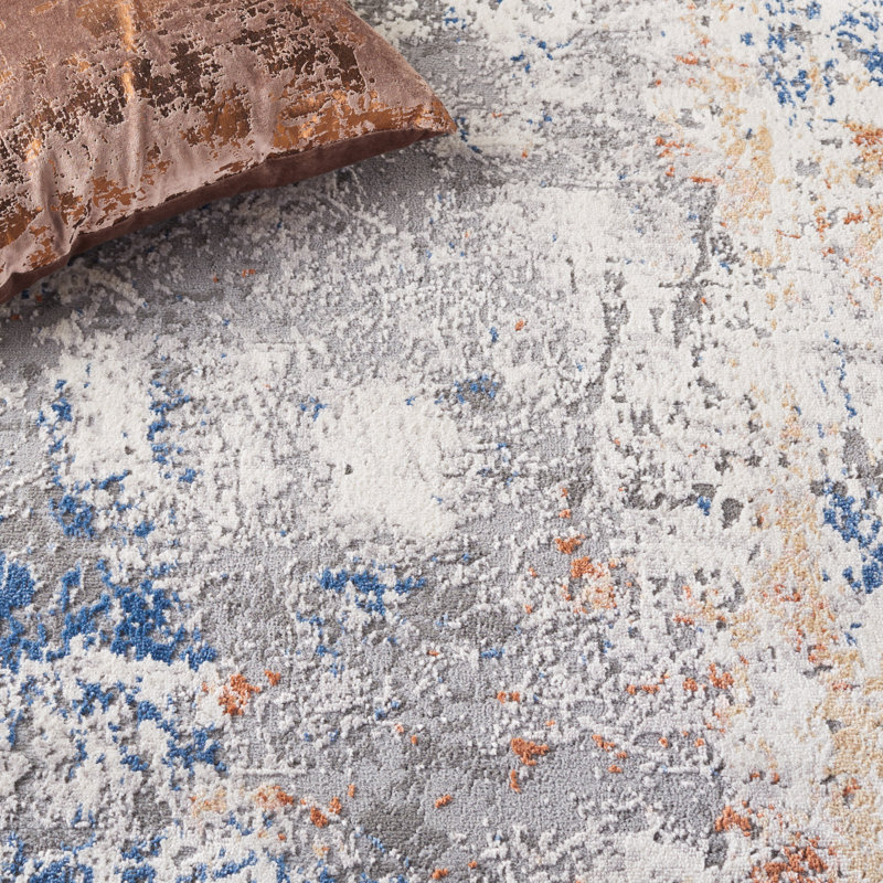 Chandlor Eternal Performance Abstract Rug, Runner 2'2" x 8'