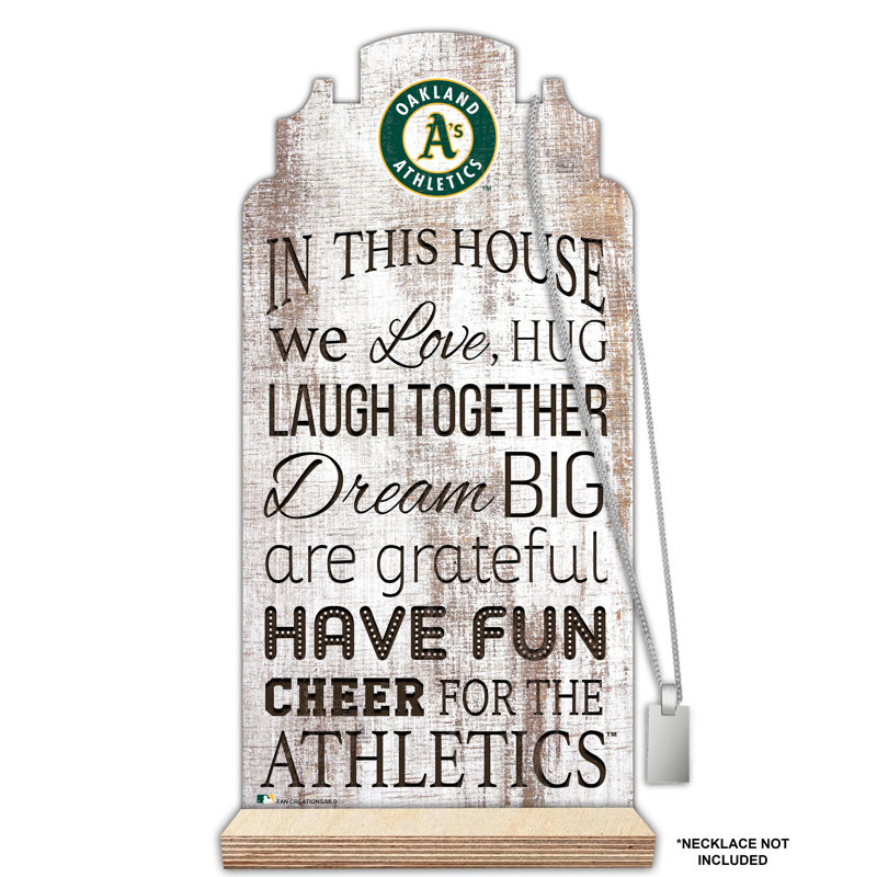 Freestanding 2 - Hook Coat Rack, Oakland Athletics