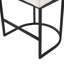 Ensemble de 3 tabourets de bar avec dossier ergonomique et structure en métal