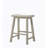 Set 17.5" Of 2 Alonzo Light Gray Backless Ergonomic Counter Height Stool