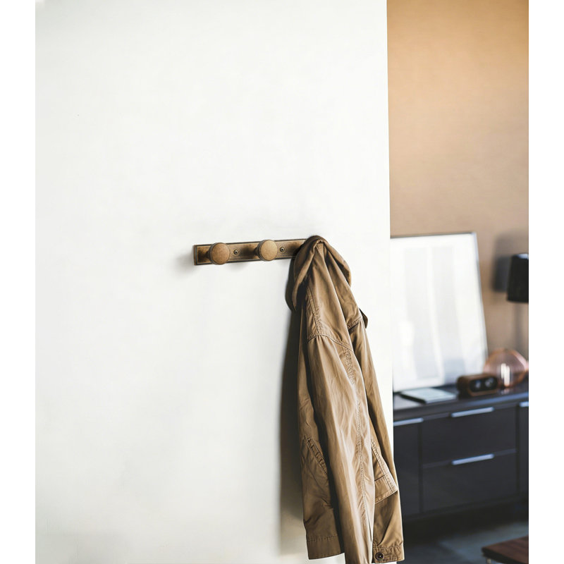 Portemanteau mural en alliage de zinc antique