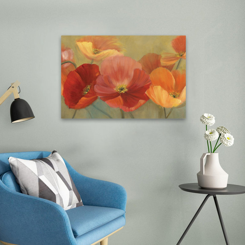 Paysage, nature, plantes, fleurs, art mural sans titre, H 16 po x l 24 po