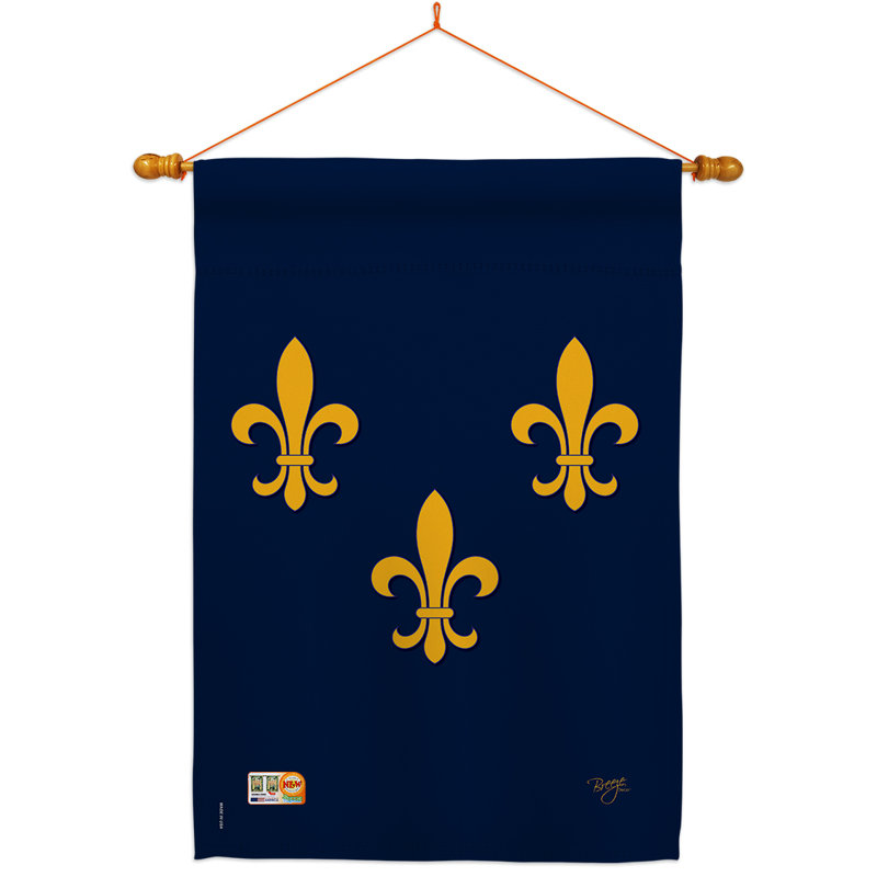 Ensemble de drapeaux 40 po x 28 po Mid-American French Polyester