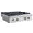 Ancona 30" Black Gas 4 Burner Cooktop