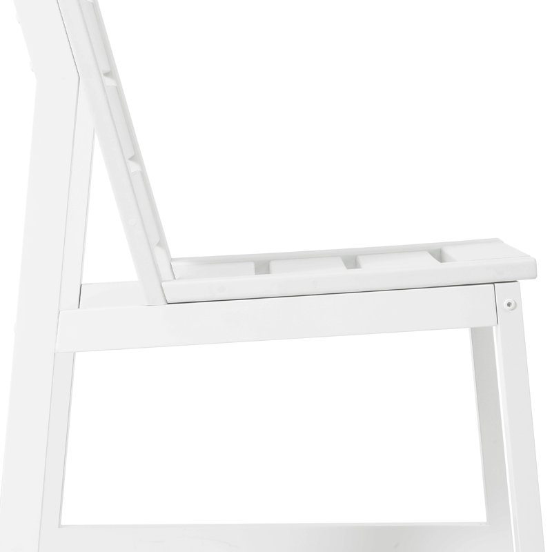 Outdoor Dining Side Chair, White