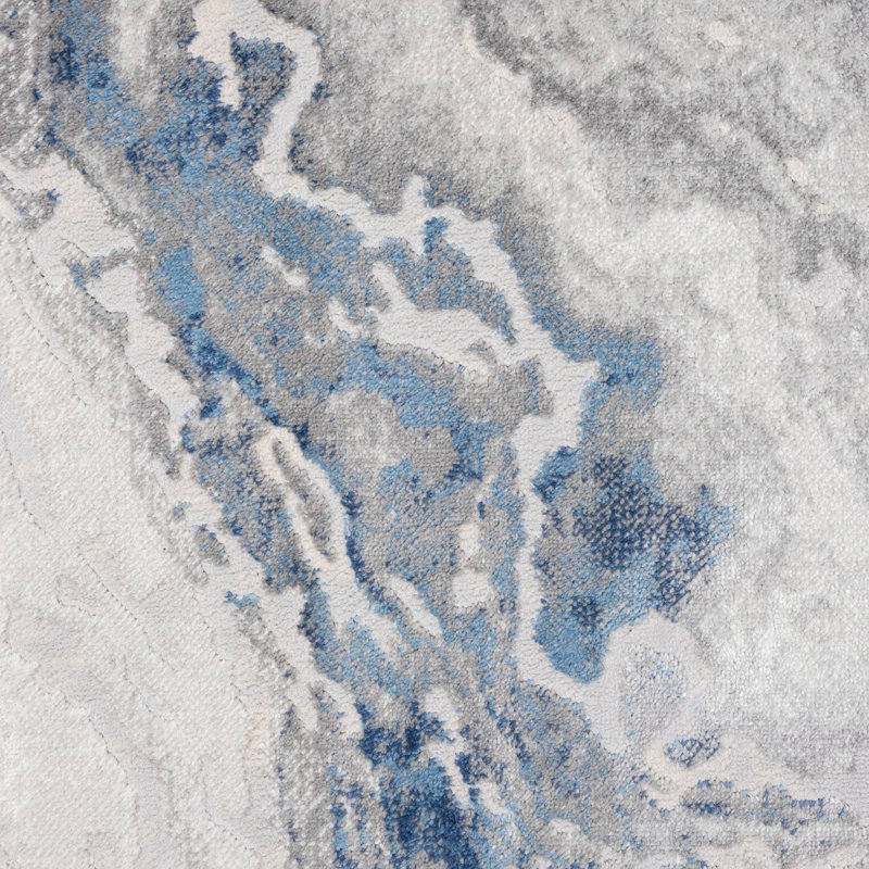Lojeen Abstract Indoor Rug, Rectangle 4' x 6'