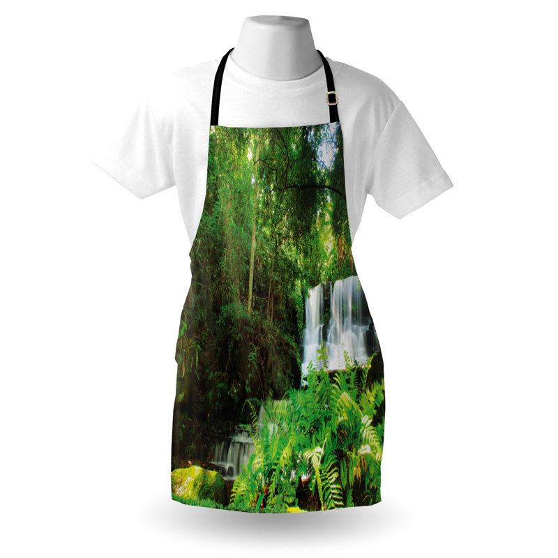 No Pattern Bib Apron