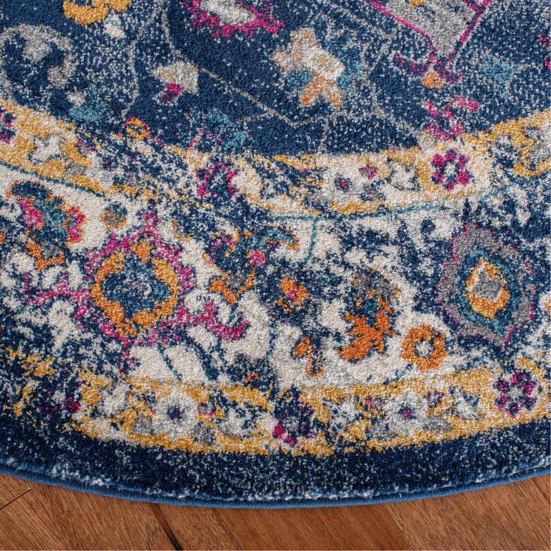 Balaton Performance Oriental Rug, Round 6'7"