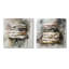 «Gray Minimalist Folds Laundry I», art mural - ensemble d'art mural moderne 2 pièces-2059337698-2059337700-2059337721