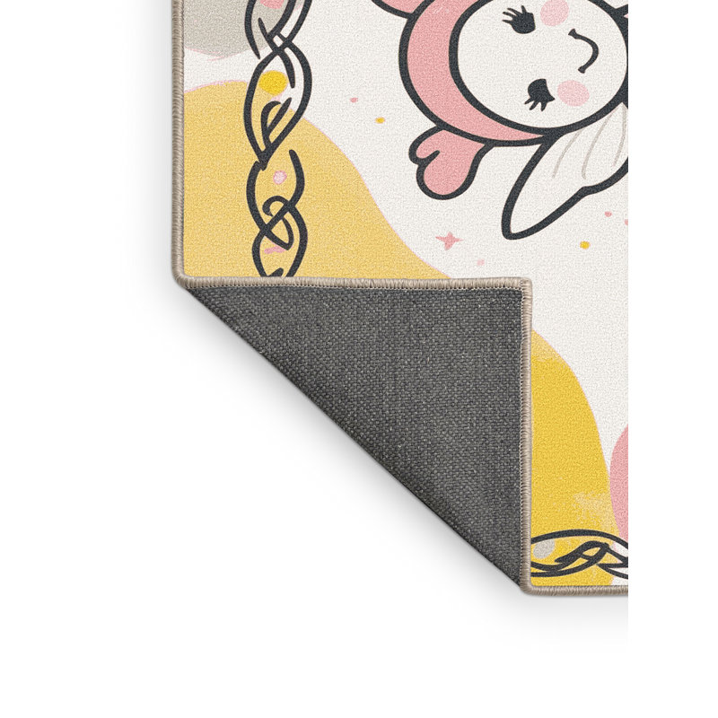 Tapis fantaisie East Urban Home, Rectangulaire 2 pi x 3 pi