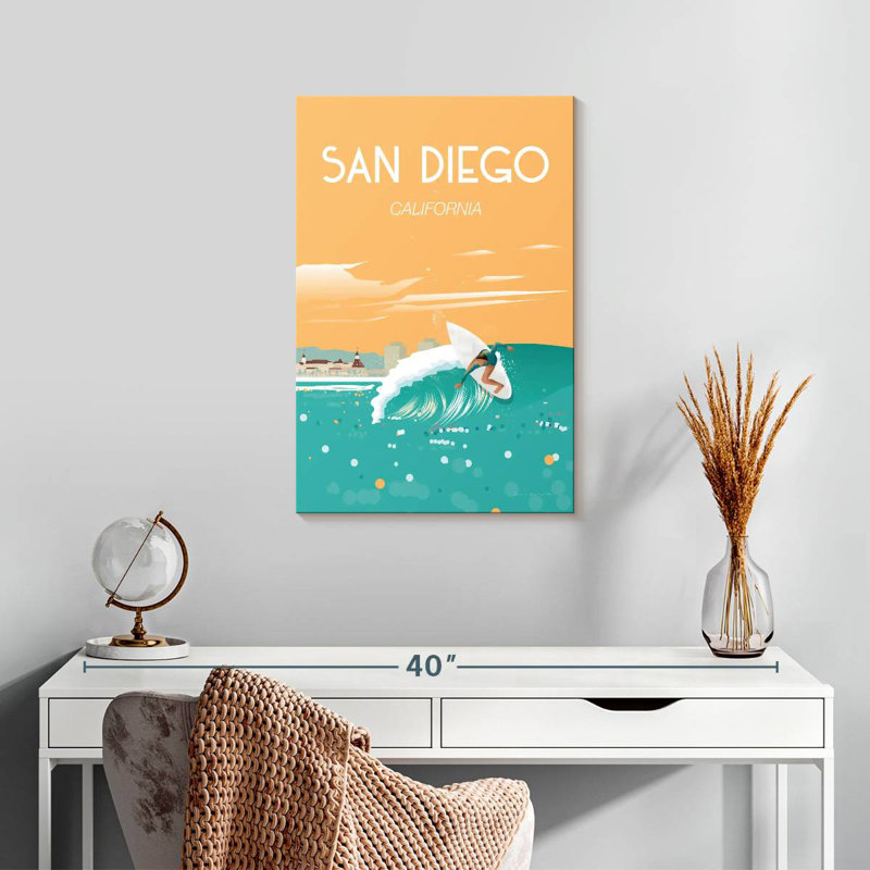 Aime, San Diego, Californie, H 24 po x l 16 po
