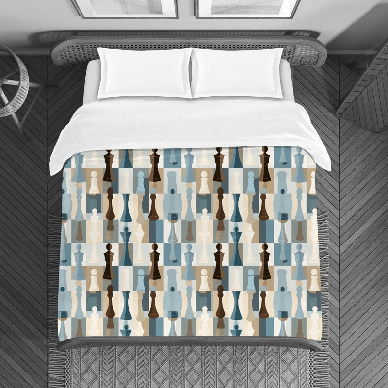 Polyester Machine Printed Duvet Cover, King Duvet Cover