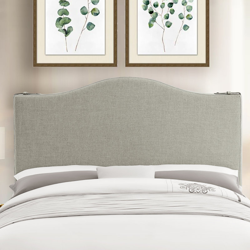 Tête de lit capitonnée et capitonnée, tête de lit en bois massif avec pieds en bois, tête de lit en tissu au design moderne