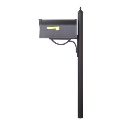 Aluminum Post Mounted Mailbox