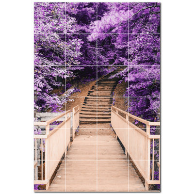 Carrelage mural décoratif photo en céramique 24 po x 36 po PT500255: 6 po x 6 po (ensemble de 24)