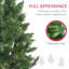 Arbre de Noël 9 pi avec 998 branches, ouverture automatique, base en acier, aiguilles de pin