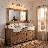Catalina 4-Light Dimmable Vanity Light in Warm Brass-593976396