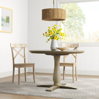 Dorava Round Solid Wood Dining Table