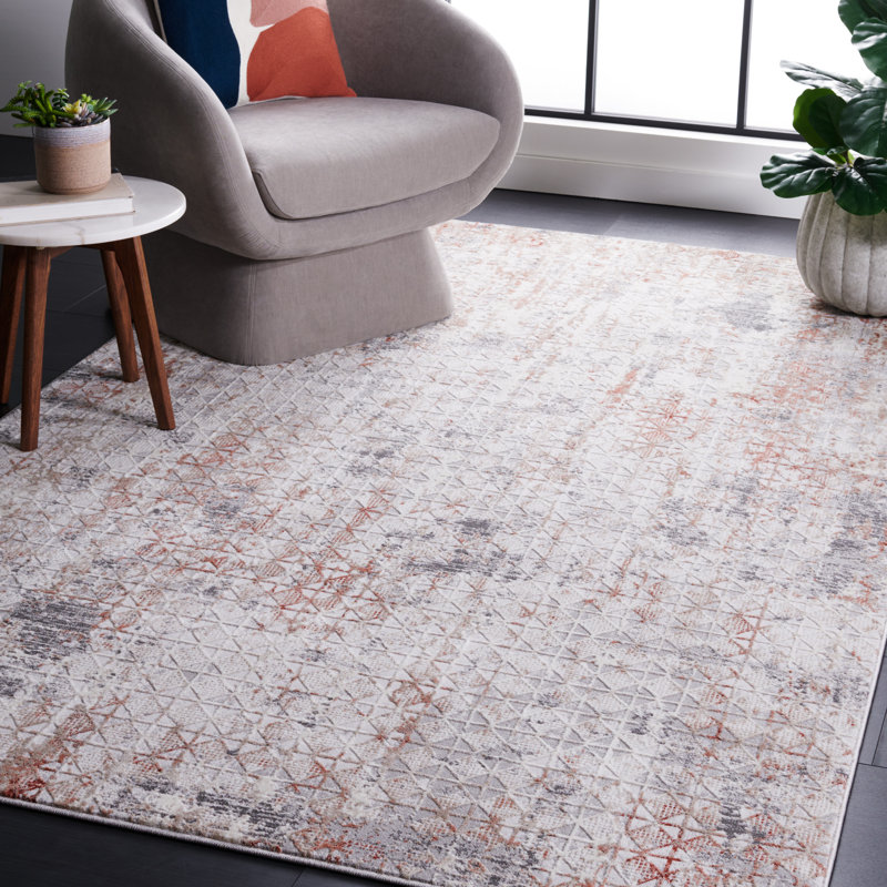 Vogue Performance Abstract Rug, Rectangle 4' x 6'